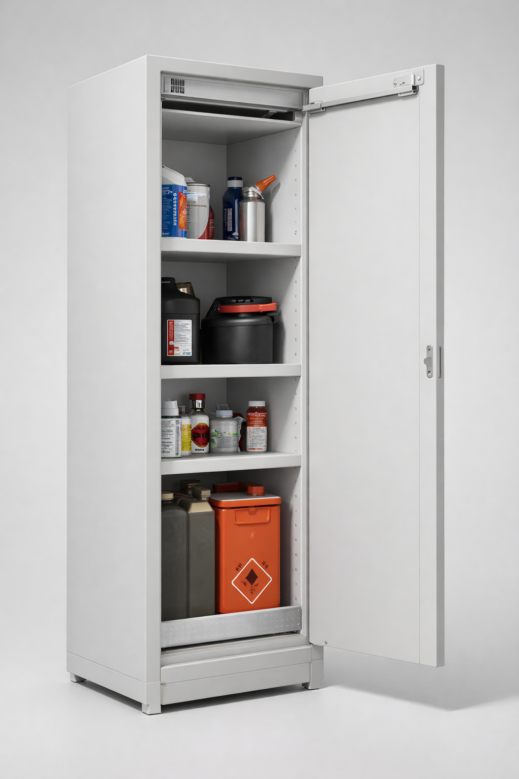 Fire-resistant chemical cabinet HTG 085-02 - safe storage of hazardous and flammable substances