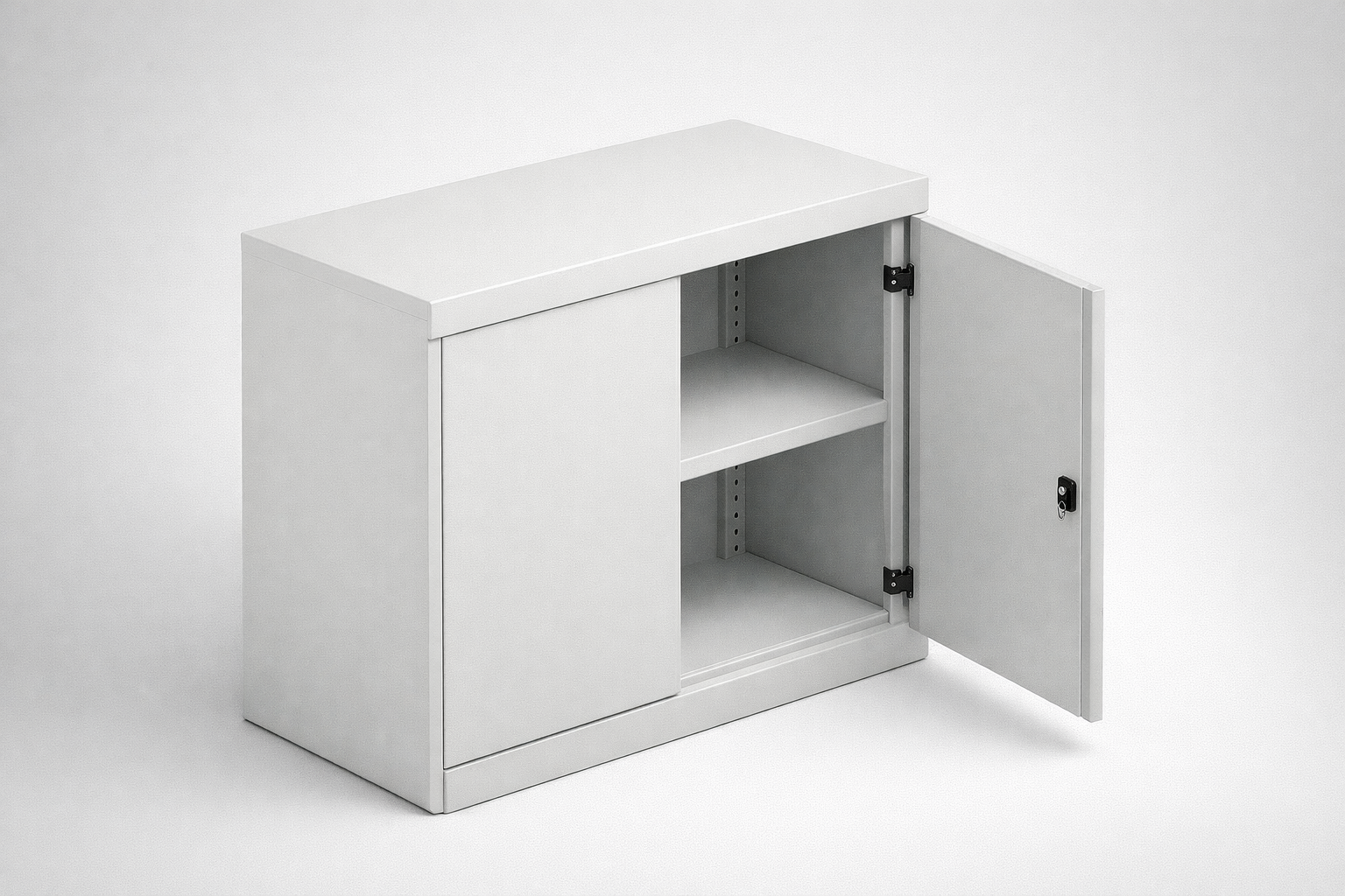 Metal office cabinet Sbm 802 - orderly storage of documents, binders and records in