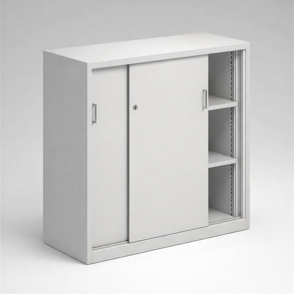 Metal office cabinet Sbm 112 - orderly storage of documents, binders and records in