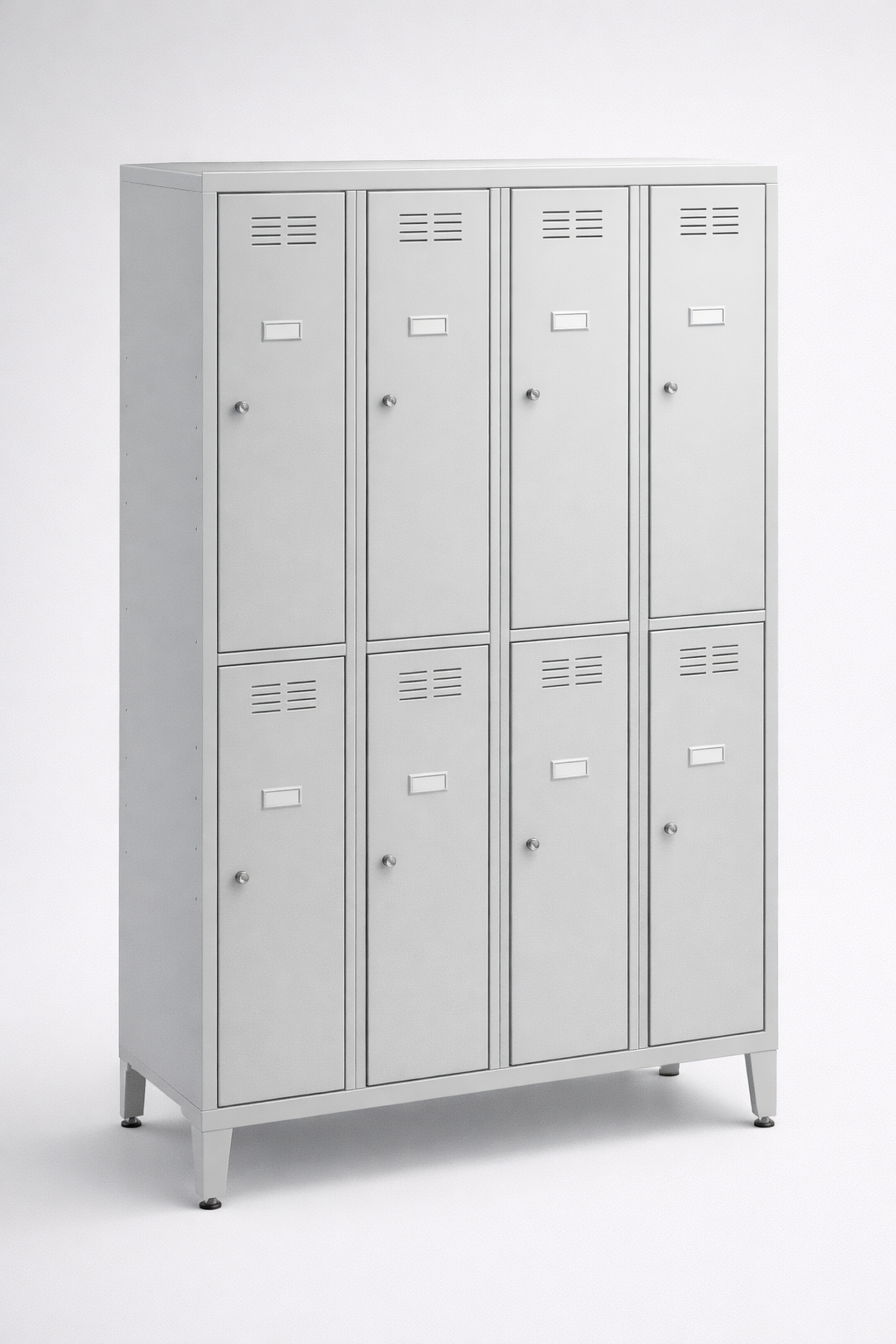 Compartment locker SUS 342 W st – with legs - clear separation of personal compartments in shared