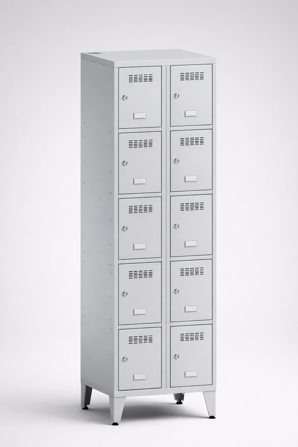 Compartment locker SUS 325 W st – with legs - clear separation of personal compartments in shared