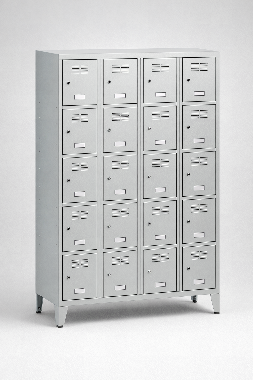 Compartment locker SUS 345 W st – with legs - clear separation of personal compartments in shared