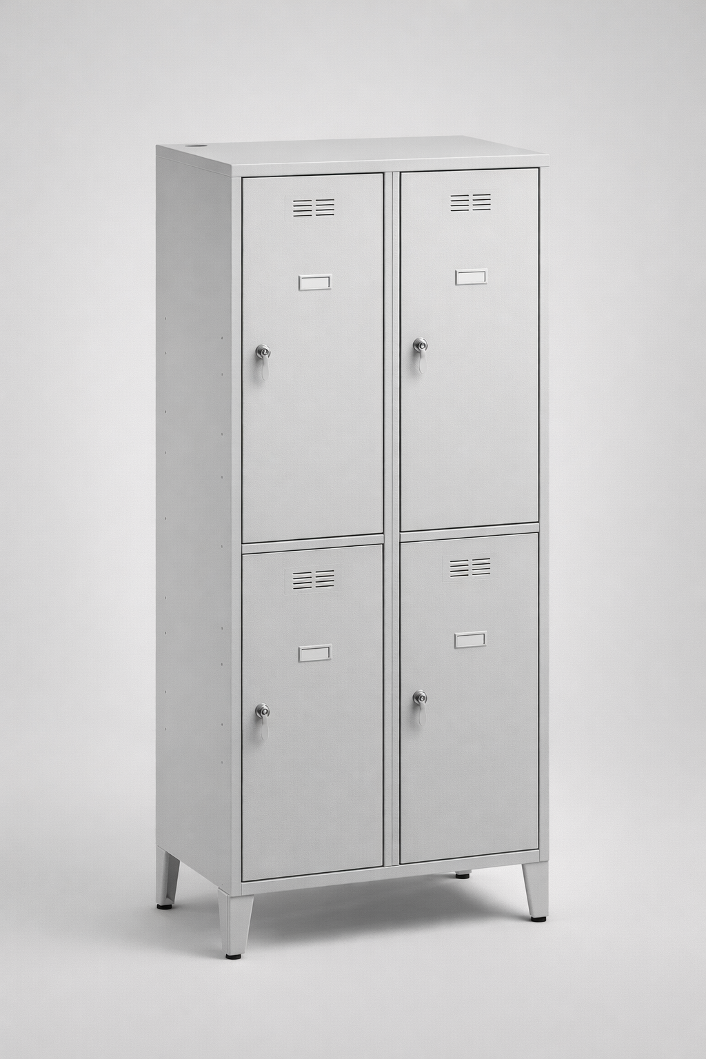Compartment locker SUS 422 W st – with legs - clear separation of personal compartments in shared