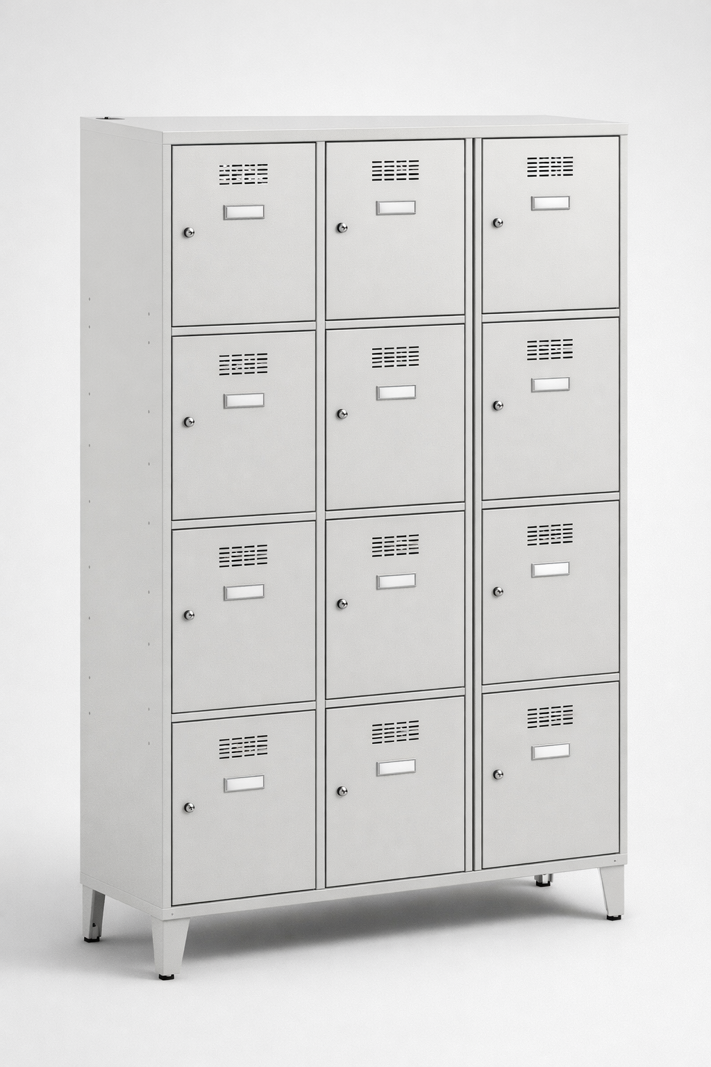 Compartment locker SUS 434 W st – with legs - clear separation of personal compartments in shared