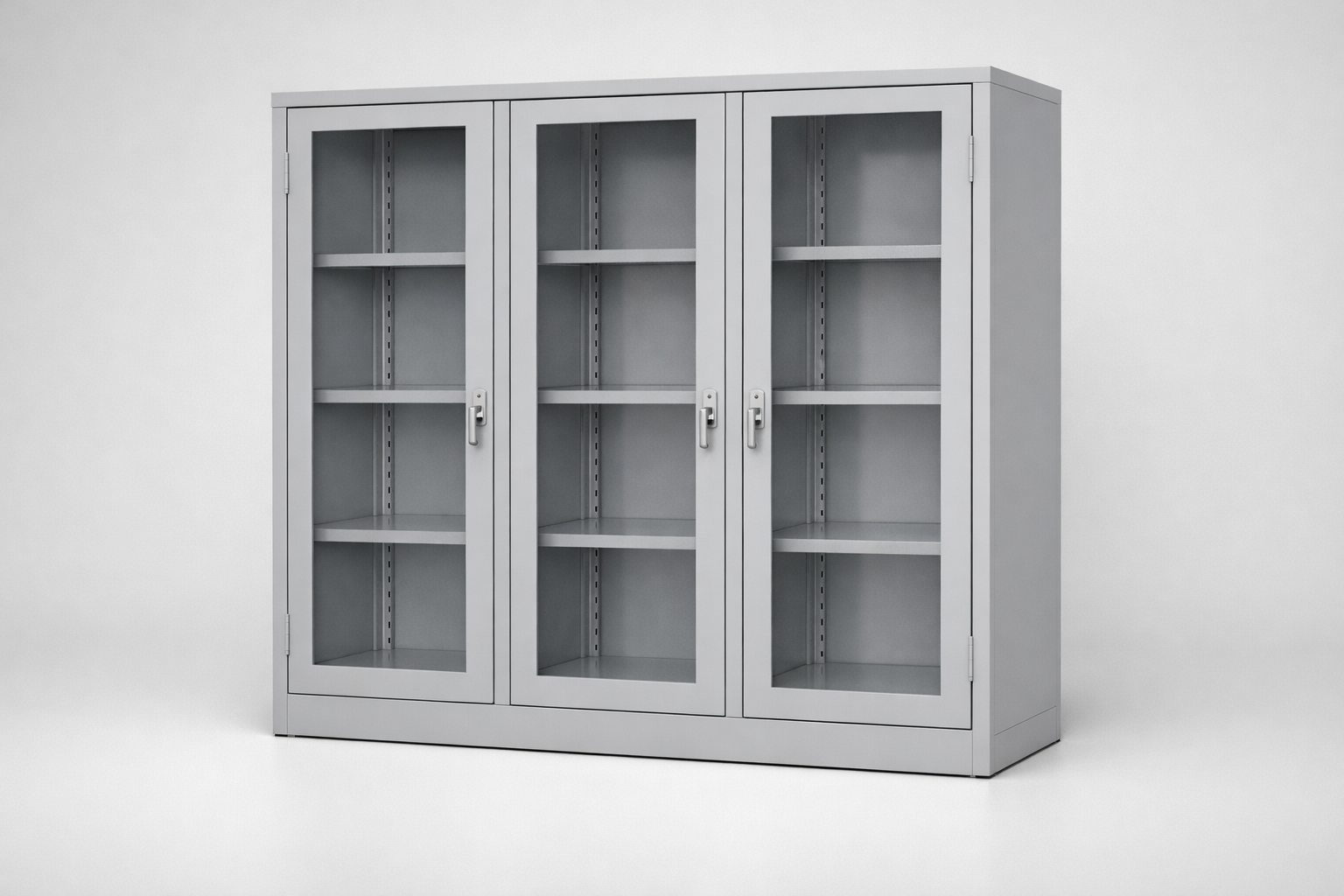 Cabinet with plexiglass doors MSum 430 - visual control of compartment contents while keeping