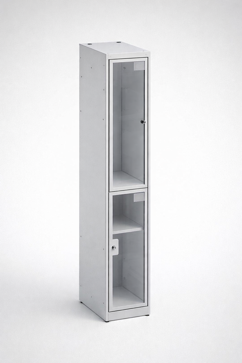 Cabinet with plexiglass doors MSus 312 - visual control of compartment contents while keeping