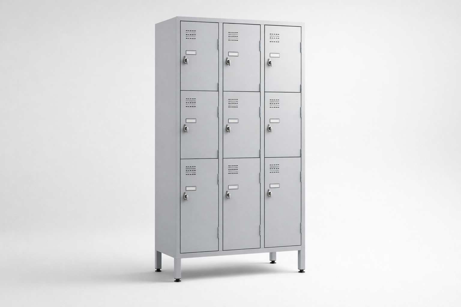 Cabinet with plexiglass doors MSus 312 – with legs - visual control of compartment contents while keeping