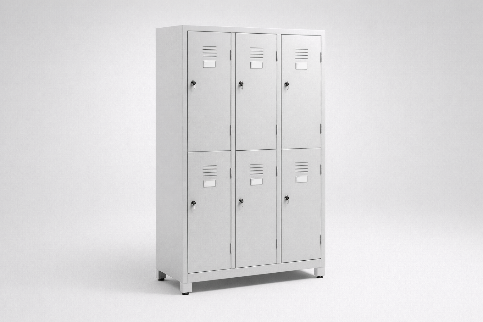 Cabinet with plexiglass doors MSus 332 - visual control of compartment contents while keeping