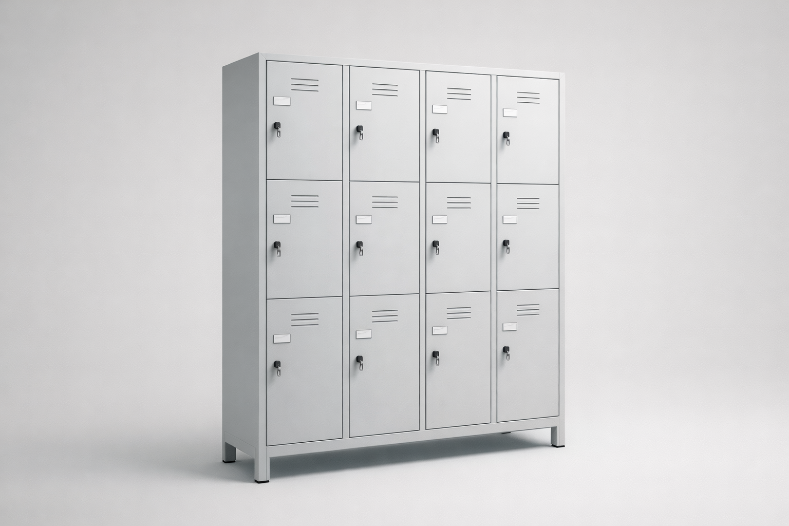 Cabinet with plexiglass doors MSus 342 - visual control of compartment contents while keeping