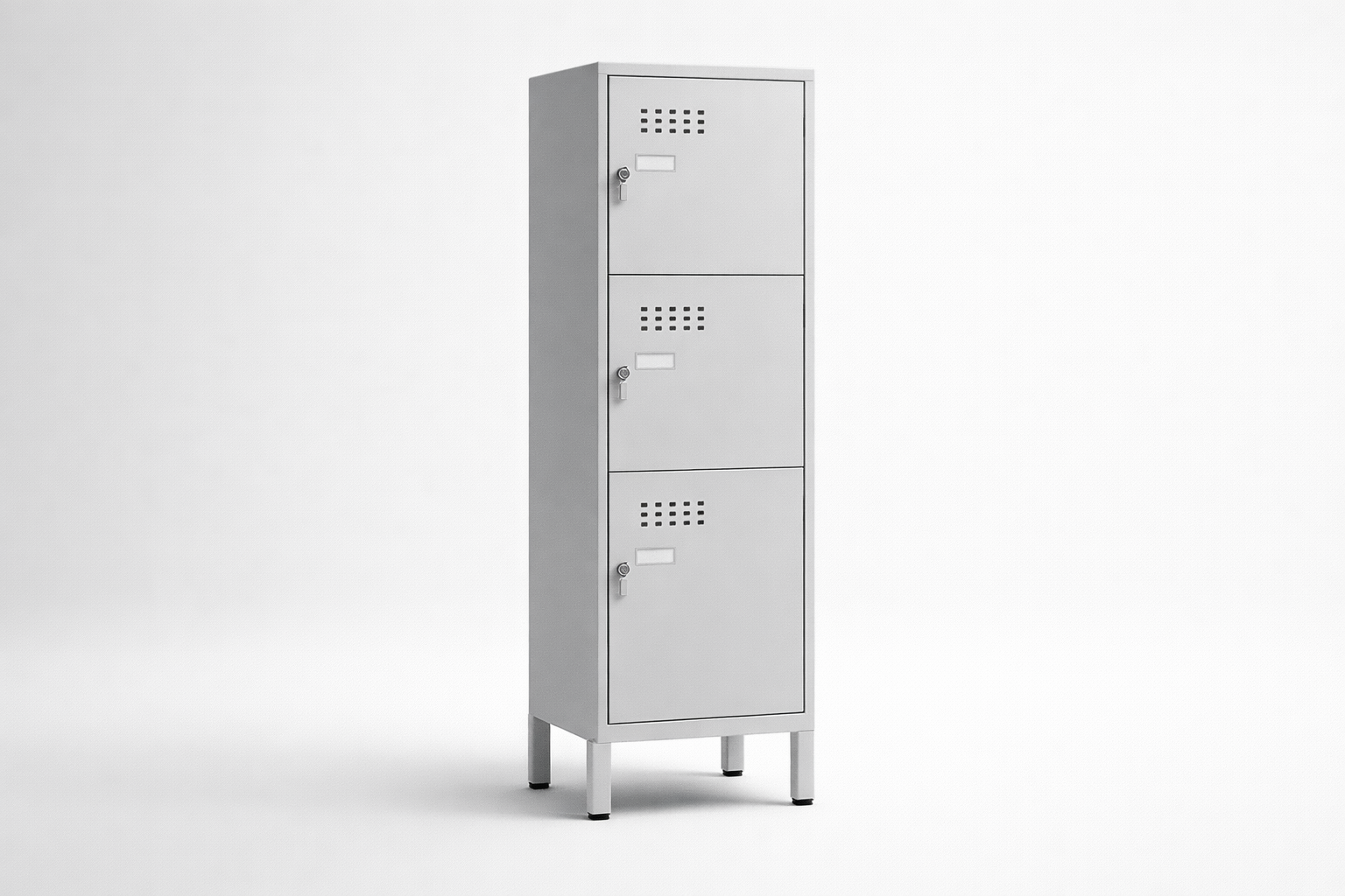 Cabinet with plexiglass doors MSus 313 – with legs - visual control of compartment contents while keeping