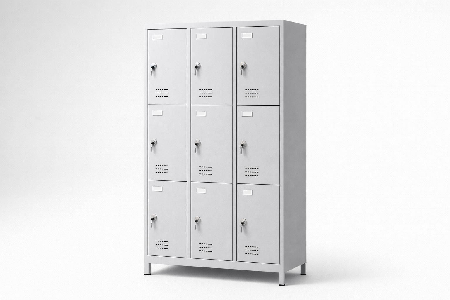 Cabinet with plexiglass doors MSus 333 - visual control of compartment contents while keeping