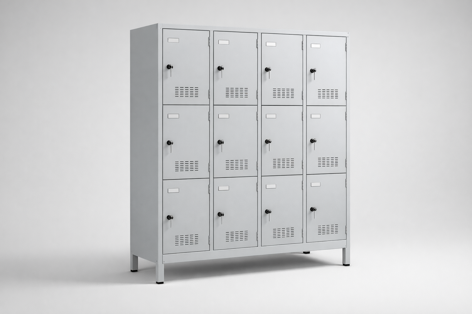 Cabinet with plexiglass doors MSus 343 - visual control of compartment contents while keeping