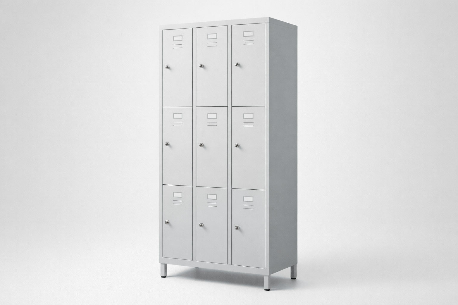 Cabinet with plexiglass doors MSus 324 – with legs - visual control of compartment contents while keeping