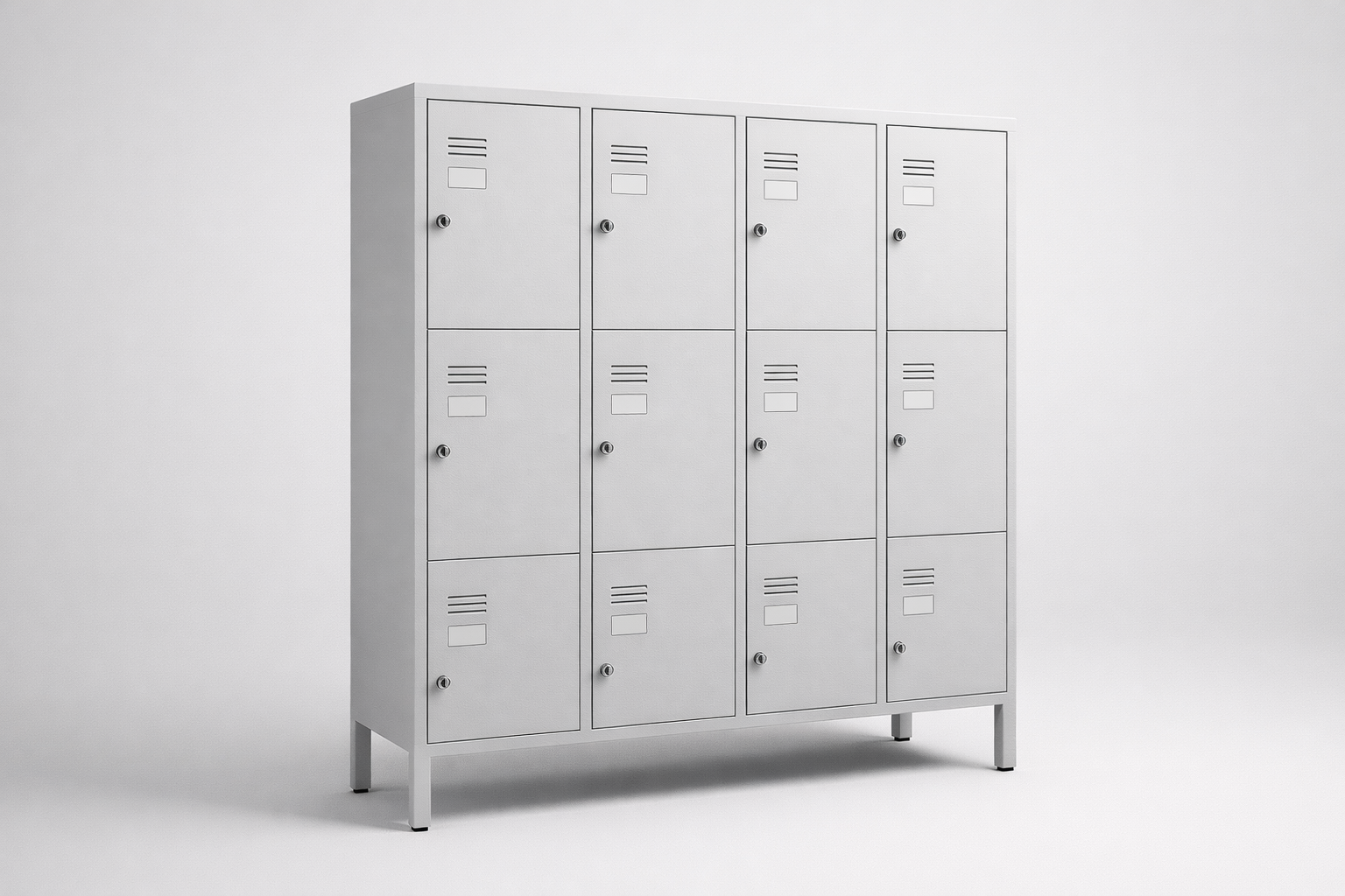 Cabinet with plexiglass doors MSus 433 – with legs - visual control of compartment contents while keeping