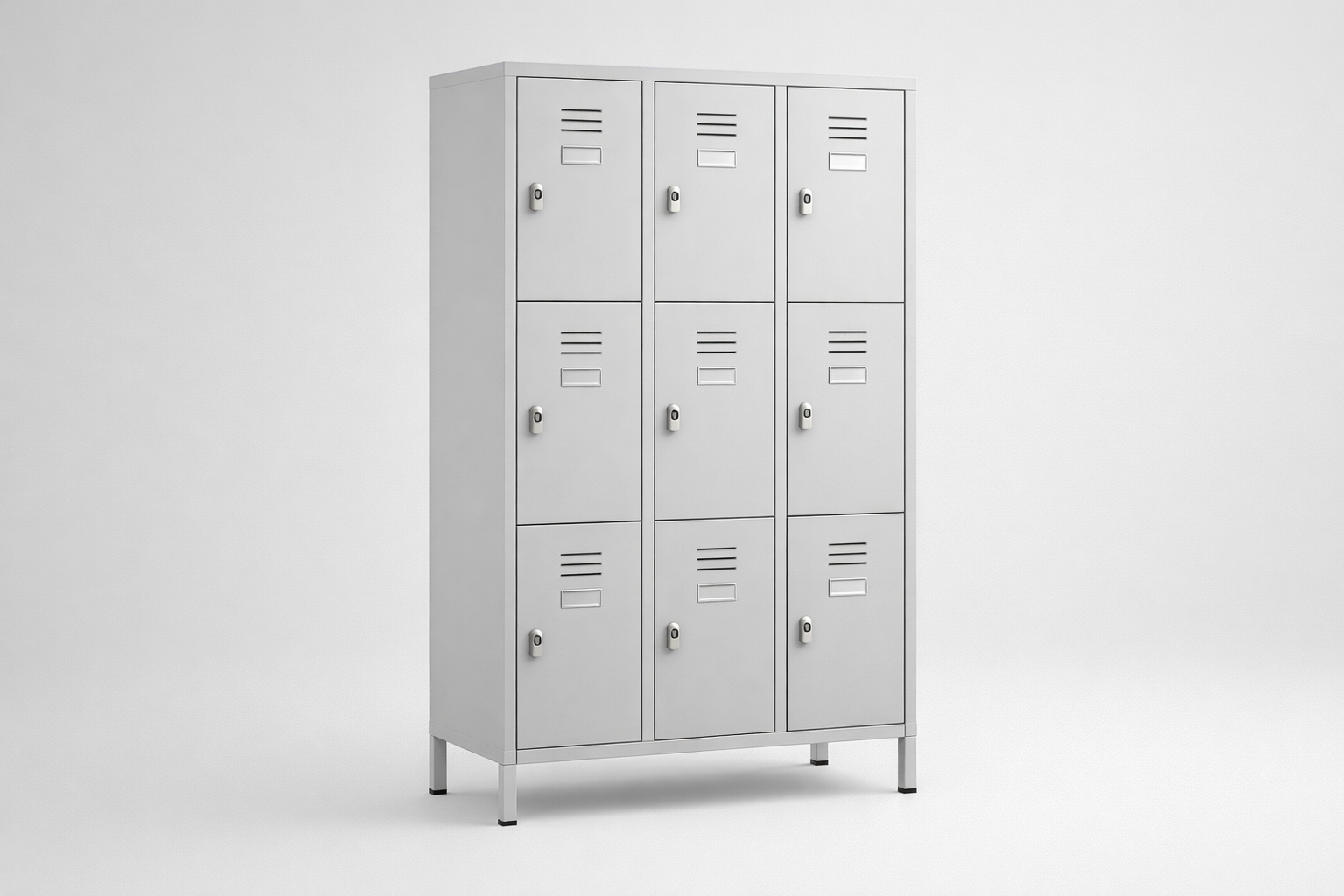 Cabinet with plexiglass doors MSus 424 – with legs - visual control of compartment contents while keeping