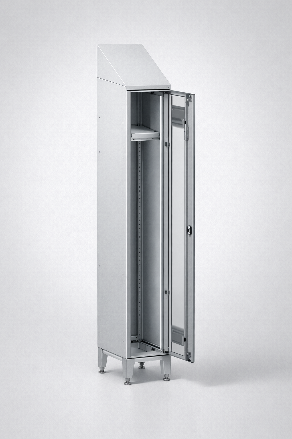 MSUV locker MSum 311v – nogi, z daszkiem 1 pkt - combining personal or garment storage with controlled