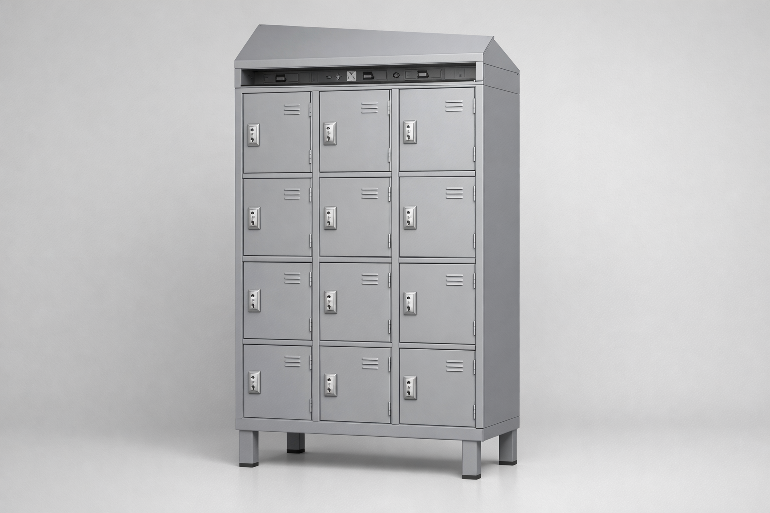 MSUV locker MSus 342v – with legs - combining personal or garment storage with controlled