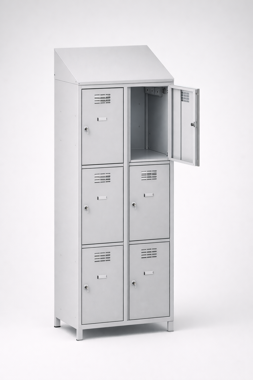 MSUV locker MSus 423v – z daszkiem - combining personal or garment storage with controlled