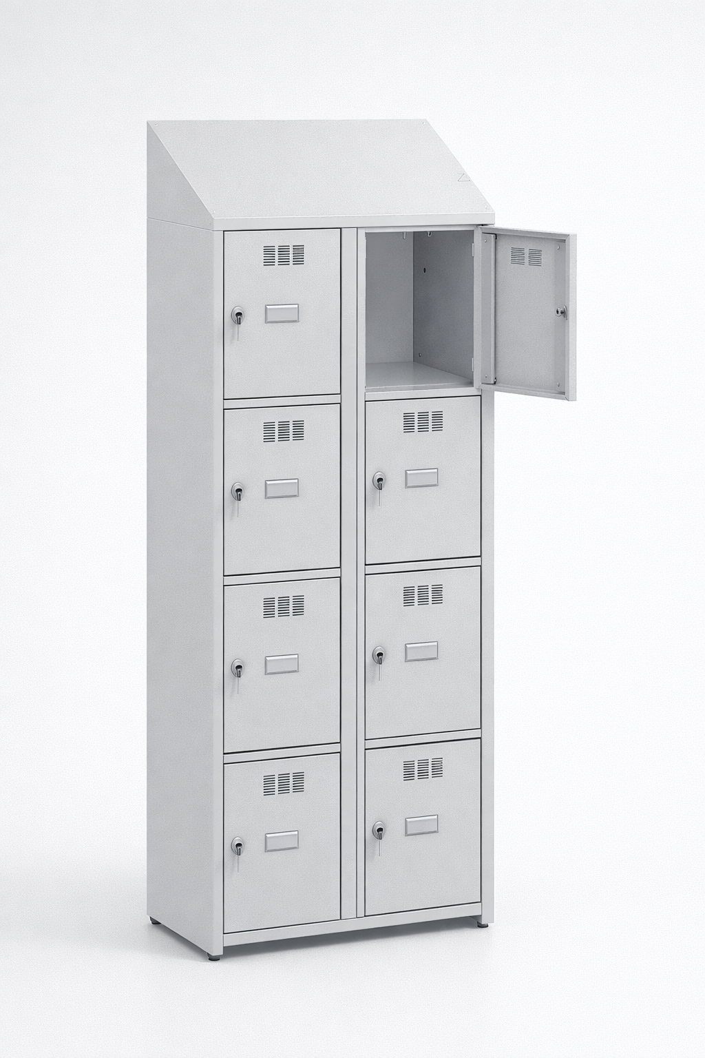 MSUV locker MSus 424v – z daszkiem - combining personal or garment storage with controlled