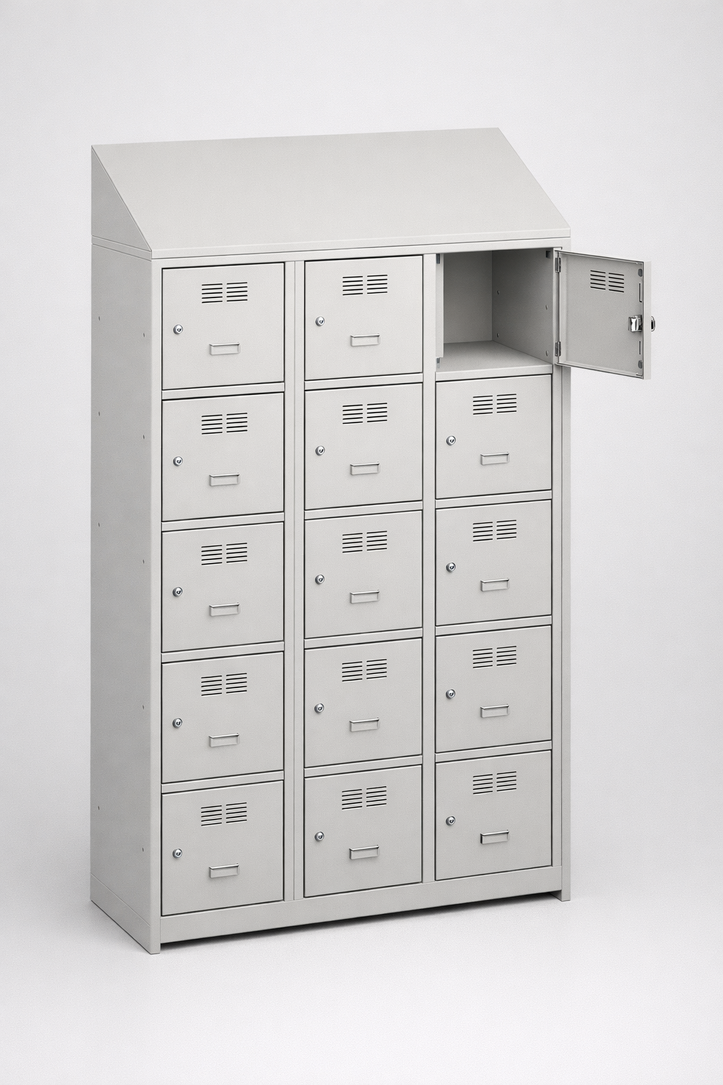 MSUV locker MSus 435v – z daszkiem - combining personal or garment storage with controlled