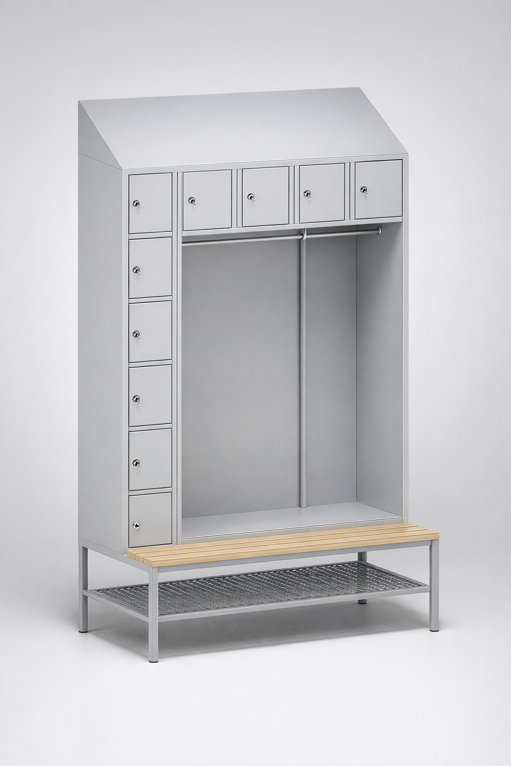 Compartment locker Szos 10 - clear separation of personal compartments in shared