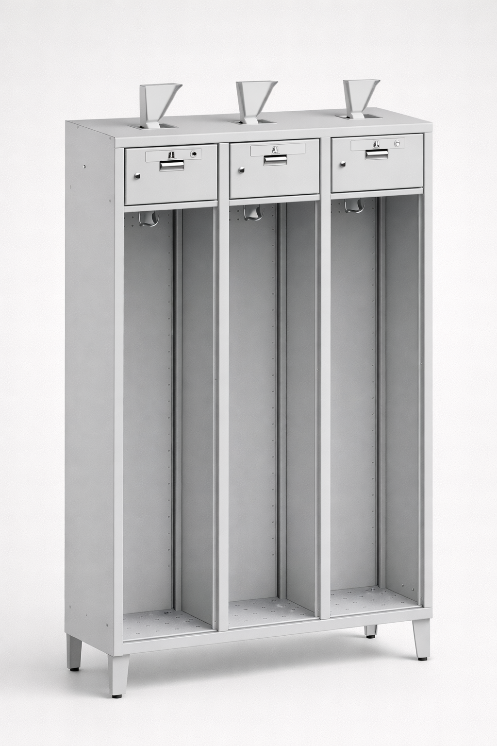 Staff locker MSS 431 na nogach - orderly personal storage and a repeatable