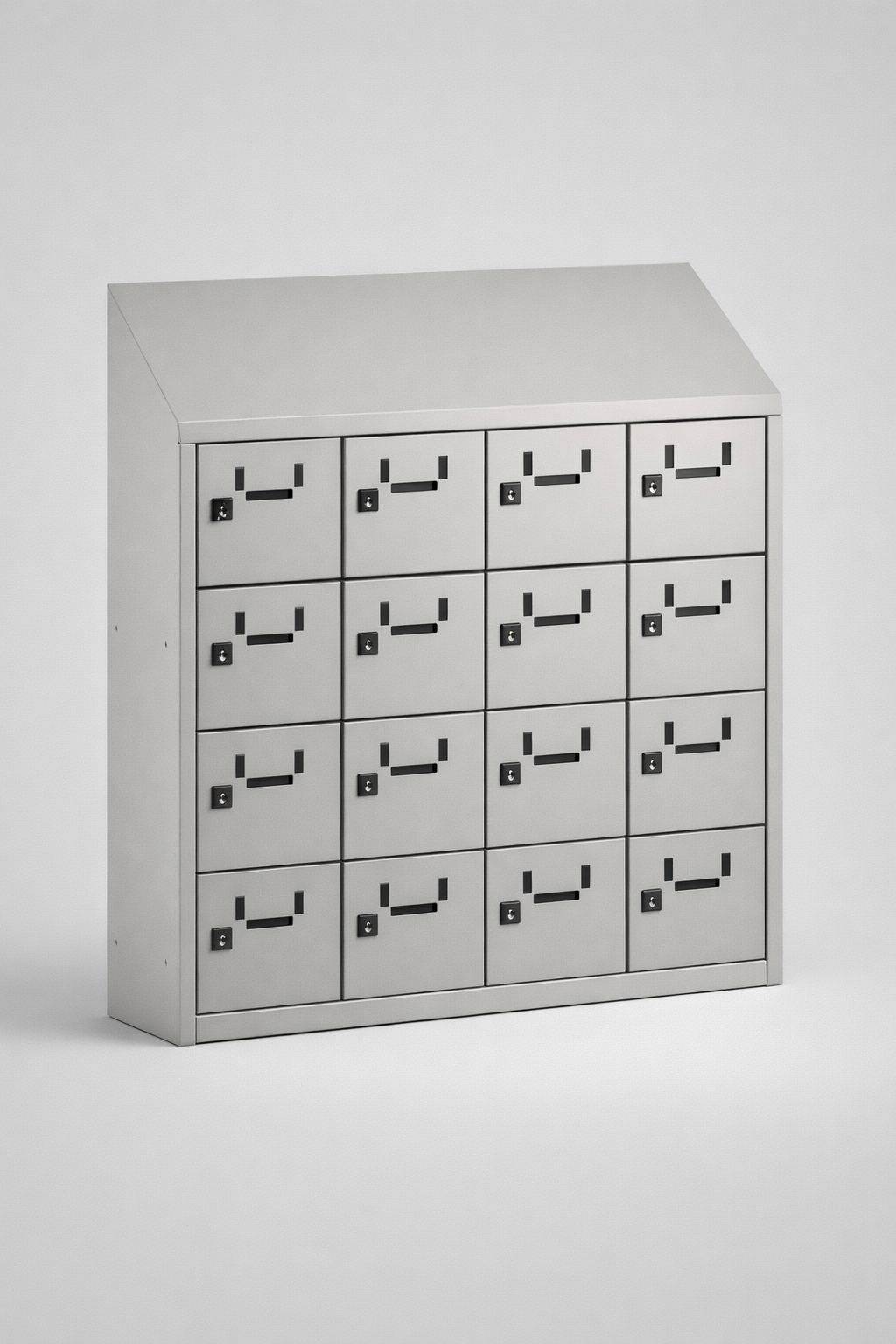Wall-mounted lunch locker Sus 245w - organised welfare areas and order in shared spaces