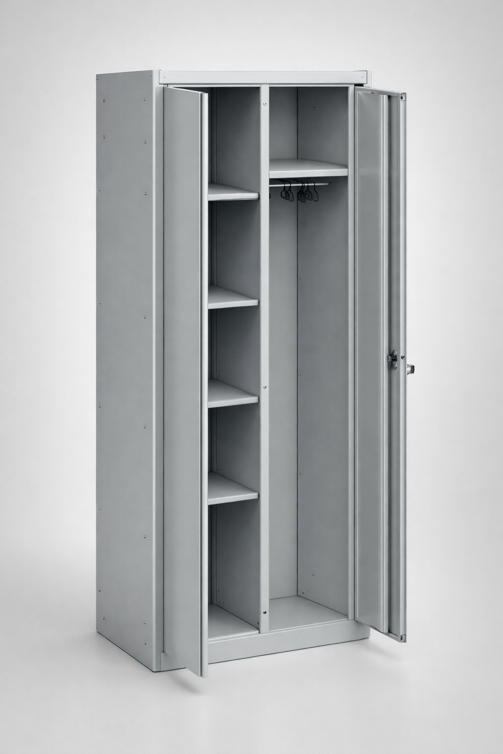 Janitorial cabinet MSU 81 - orderly storage of cleaning supplies and support