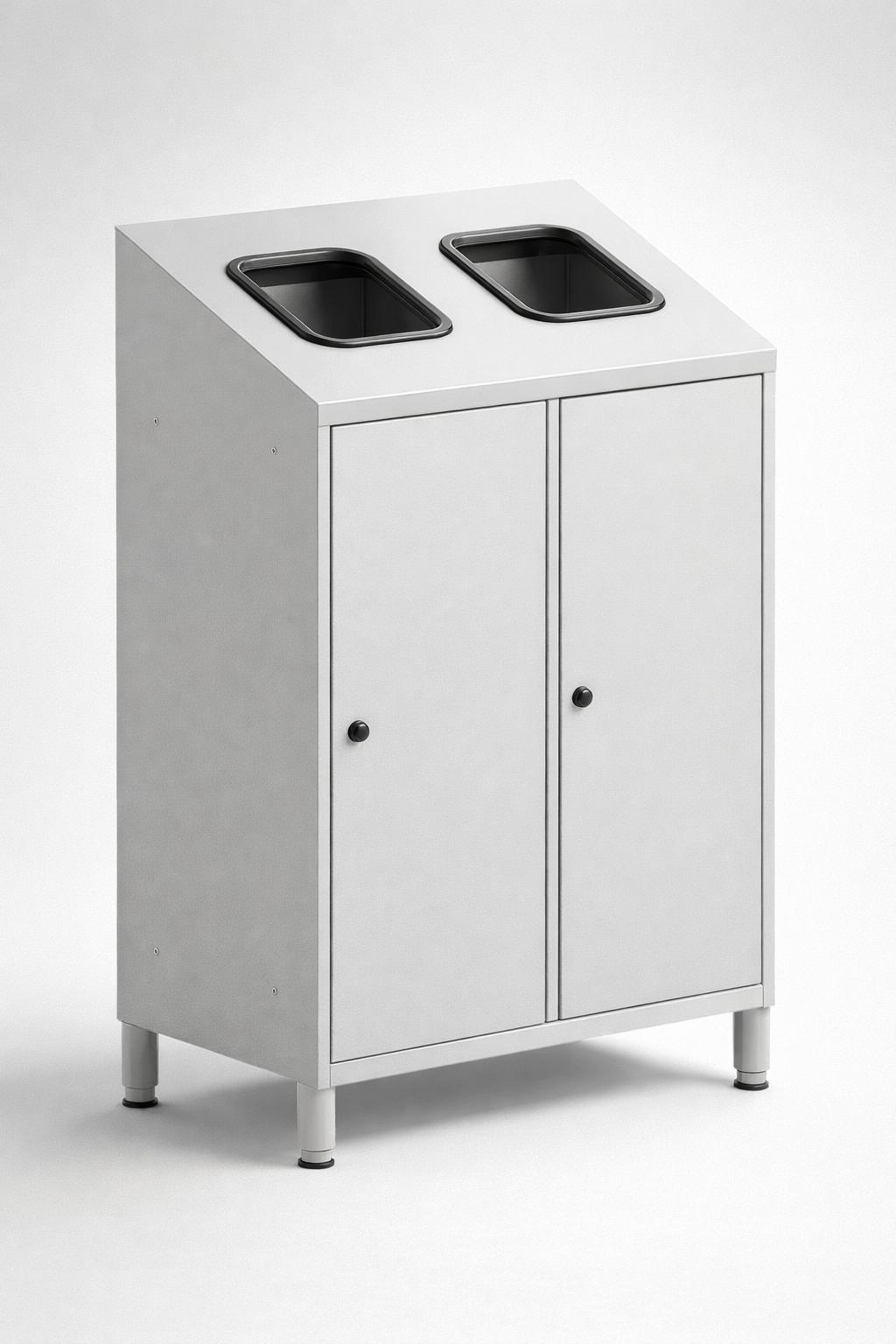 Janitorial cabinet MPO 02r - orderly storage of cleaning supplies and support