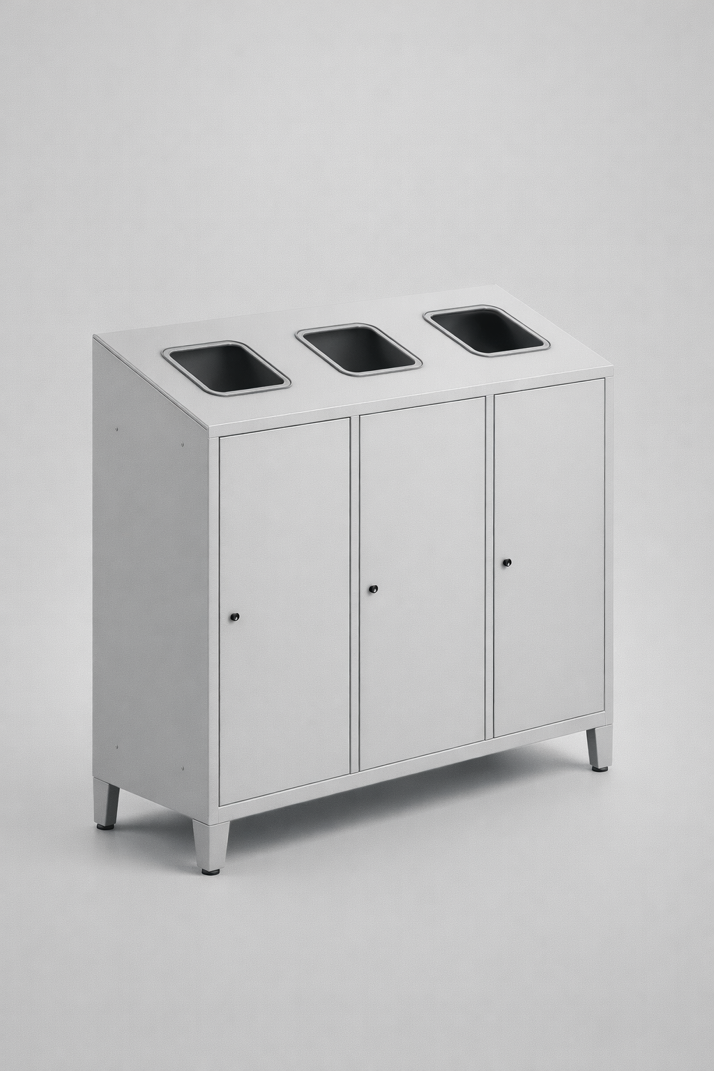 Janitorial cabinet MPO 03r - orderly storage of cleaning supplies and support
