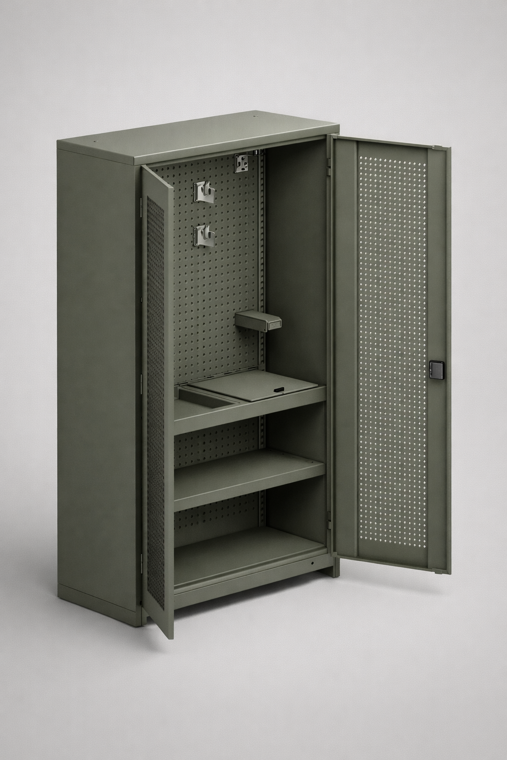 Military furniture and cabinets — Solutions for armed forces, uniformed services, armories, weapon-storage rooms and barracks support areas: QST cabinets, squad equipment trolleys and barracks beds.