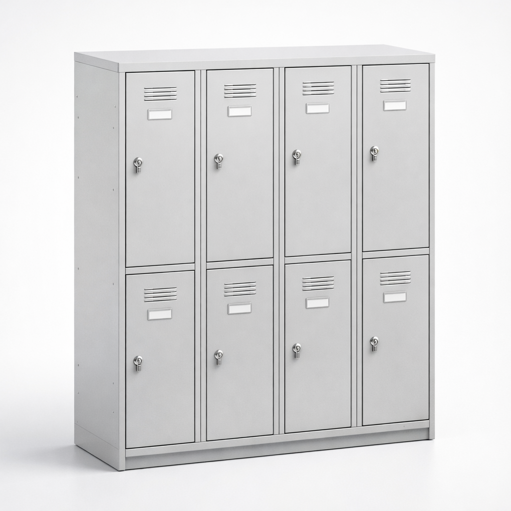 School locker MSus 342S – with shelf - orderly storage of student belongings, classroom