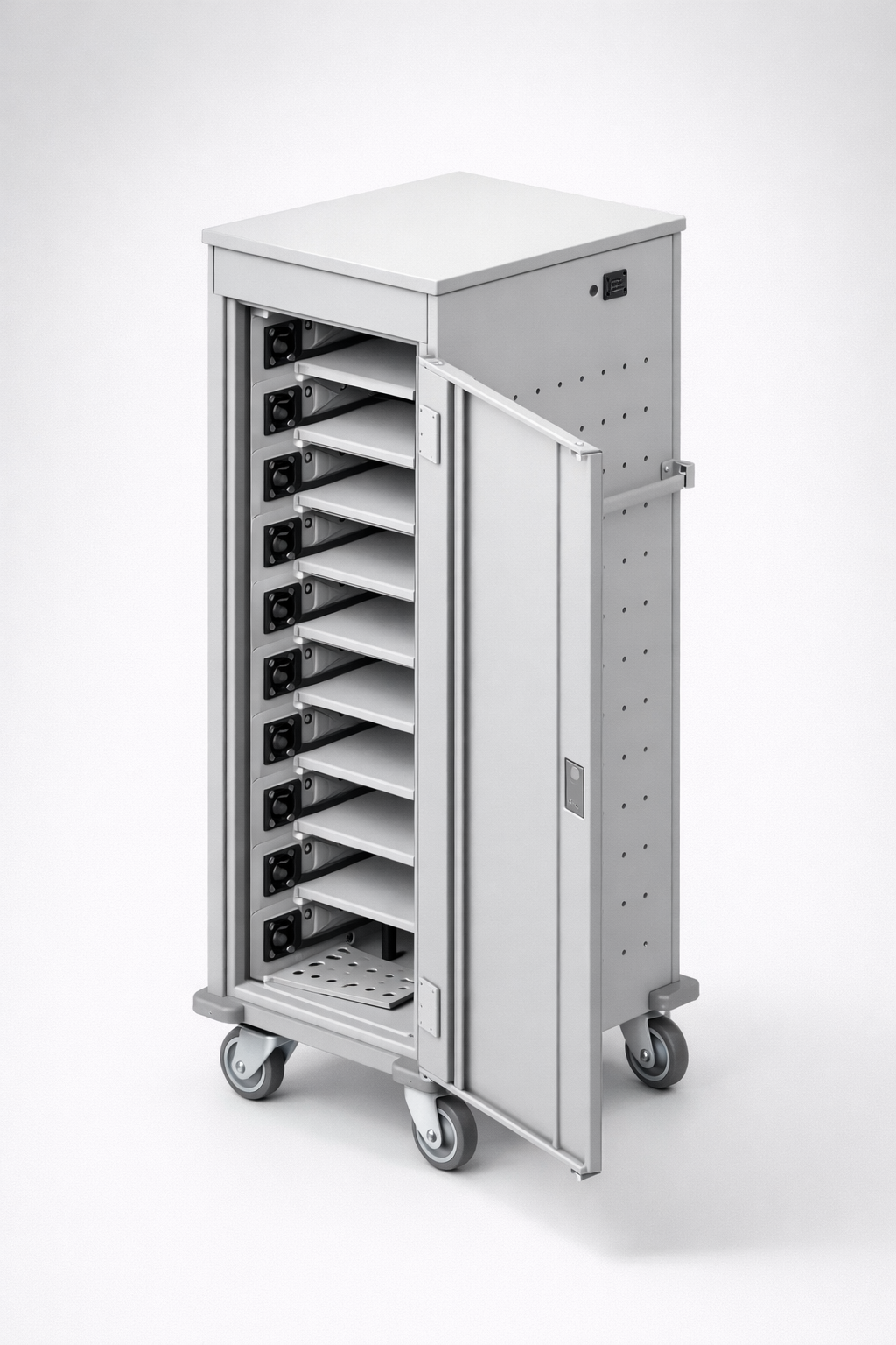 Laptop trolley WNL 0514061004 - controlled circulation, charging and efficient