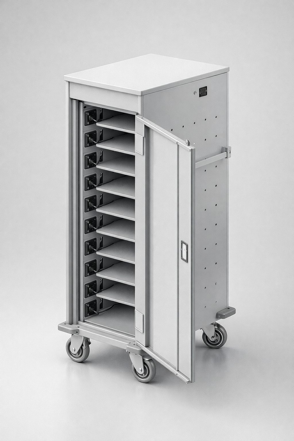 Laptop trolley WNL 0514061003 - controlled circulation, charging and efficient