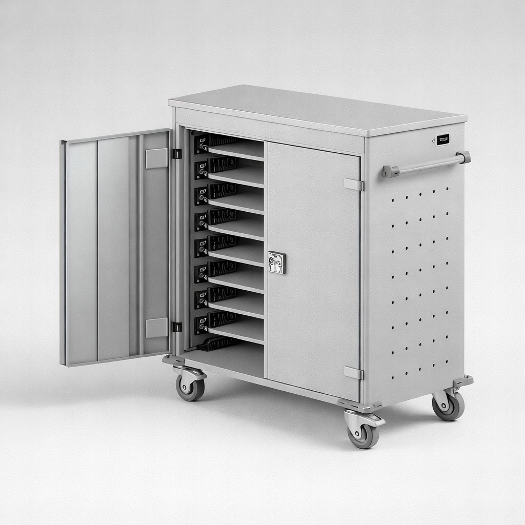 Laptop trolley WNL 0615051018 - controlled circulation, charging and efficient