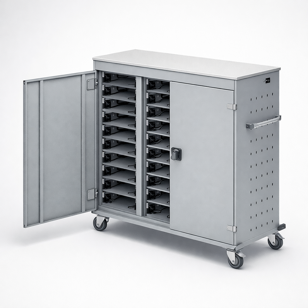 Laptop trolley WNL 0714051017 - controlled circulation, charging and efficient