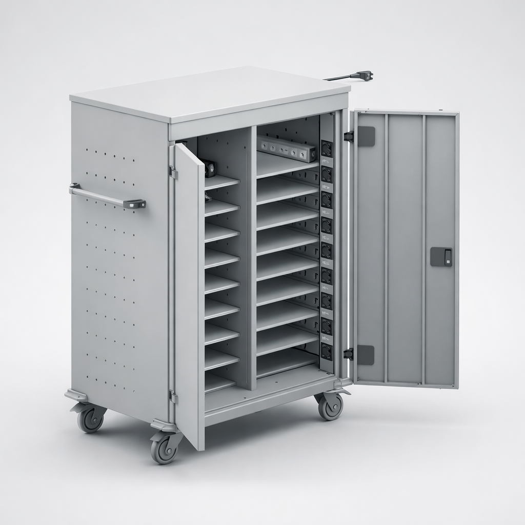 Laptop trolley WNL 0614051004A67 - controlled circulation, charging and efficient