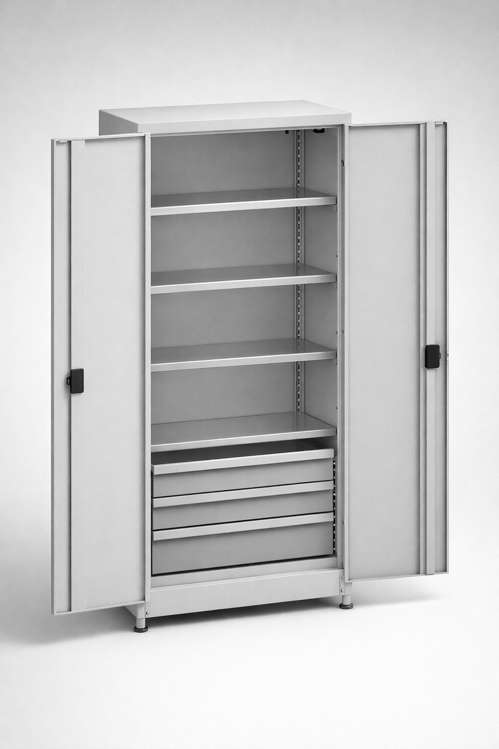 Workshop cabinet MSW210/5-26 - organised tools, components and service equipment