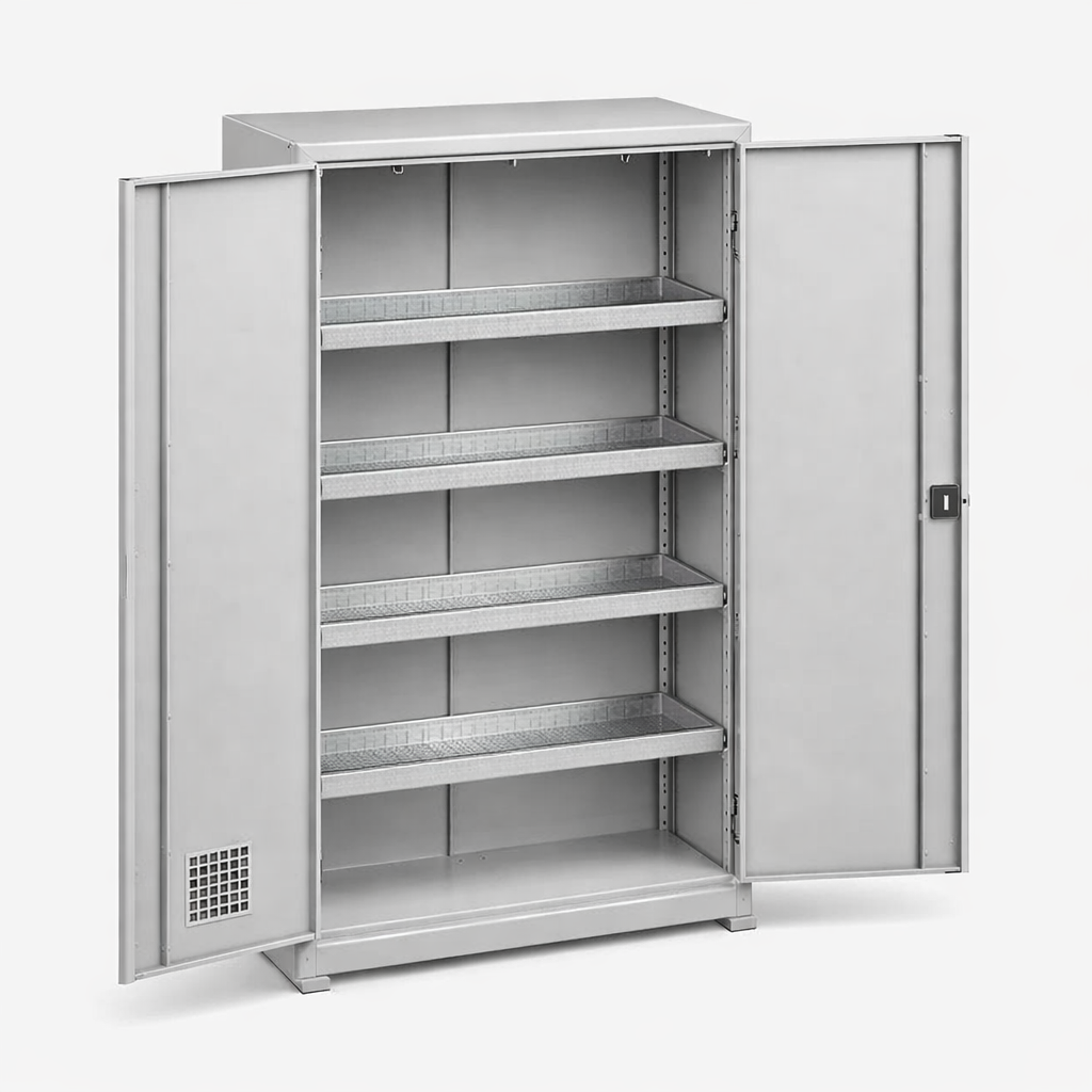 Workshop cabinet MSW212/5-25pa - organised tools, components and service equipment