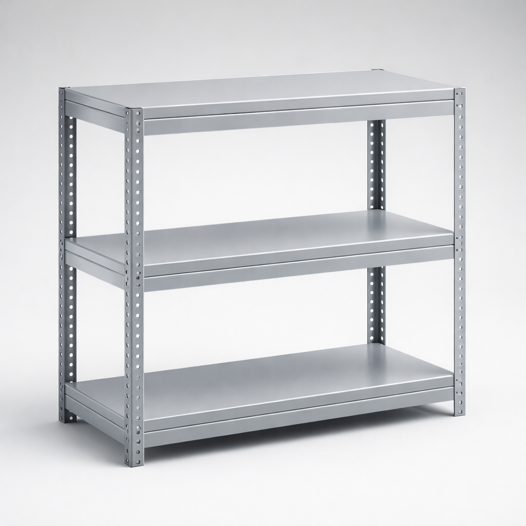 Boltless shelving unit Rmm 302 - fast assembly, clearly segmented shelves and flexible