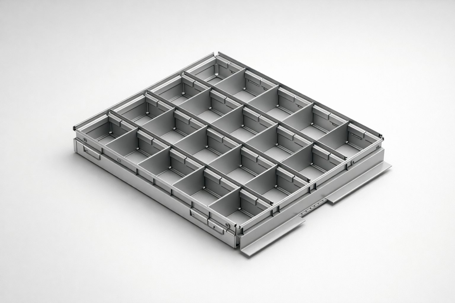 Workshop cabinet Wkład szuflady type B70 - organised tools, components and service equipment