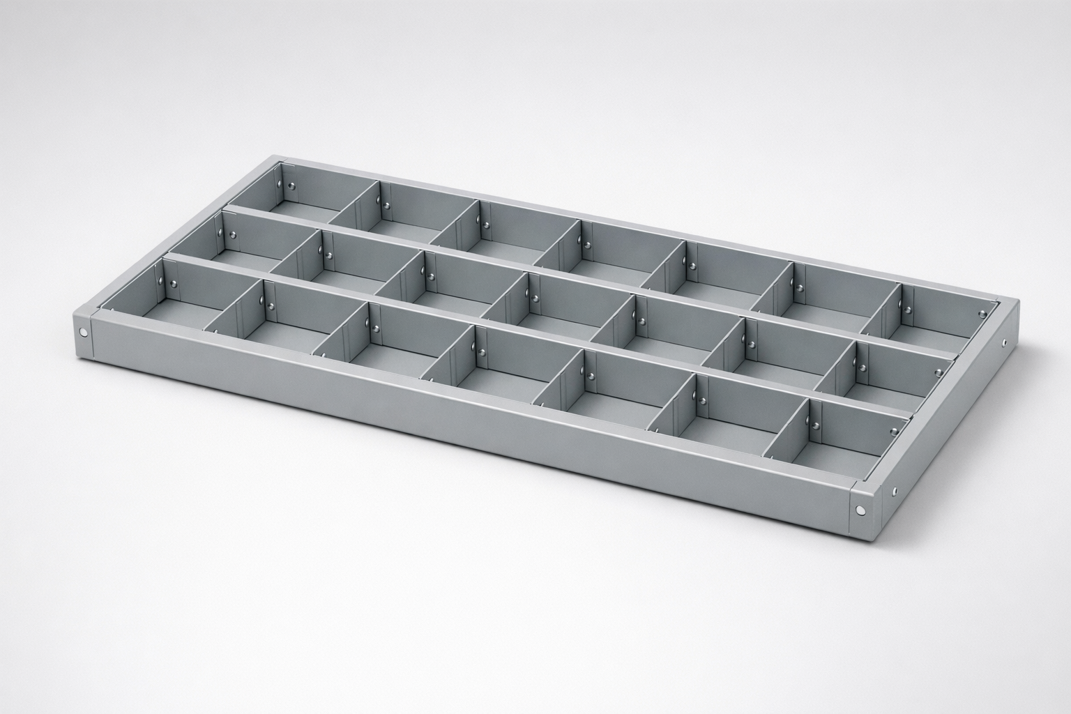 Workshop cabinet Wkład szuflady type B95 - organised tools, components and service equipment