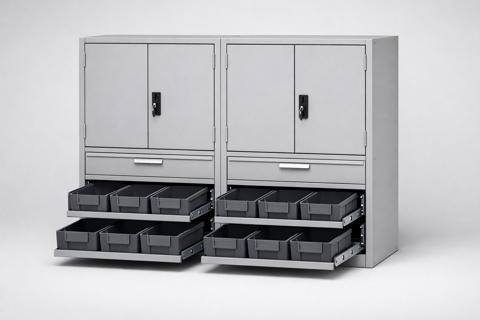 Workshop cabinet S5/h63 – 2 szt. - organised tools, components and service equipment