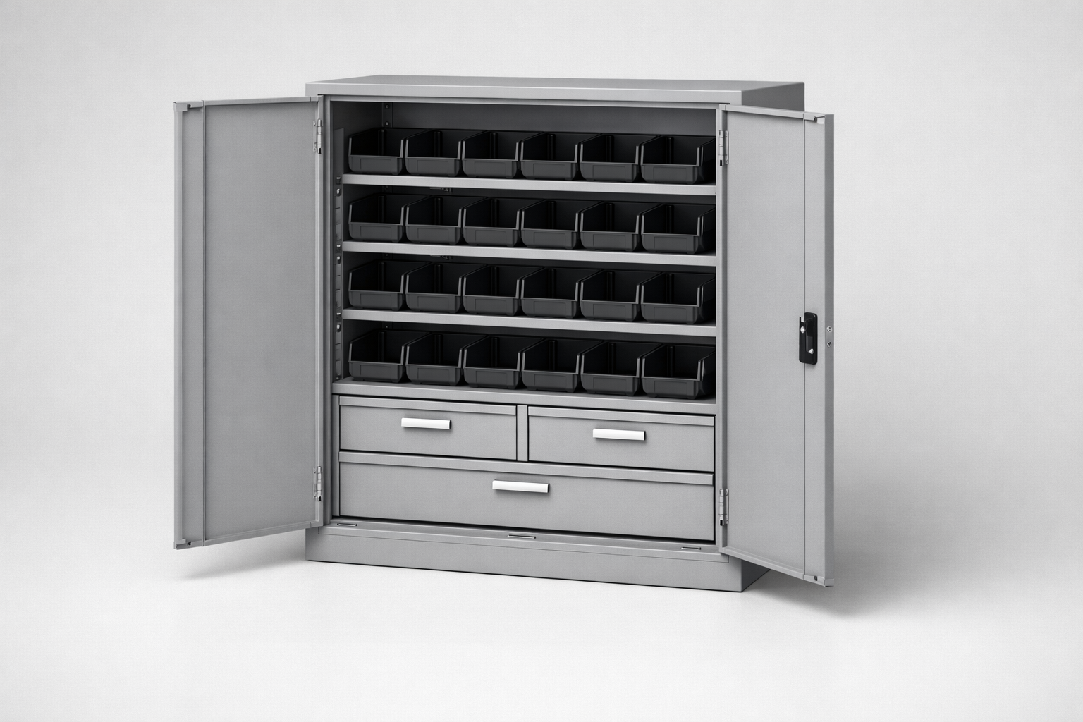 Workshop cabinet S2/h63 – 32 szt. - organised tools, components and service equipment