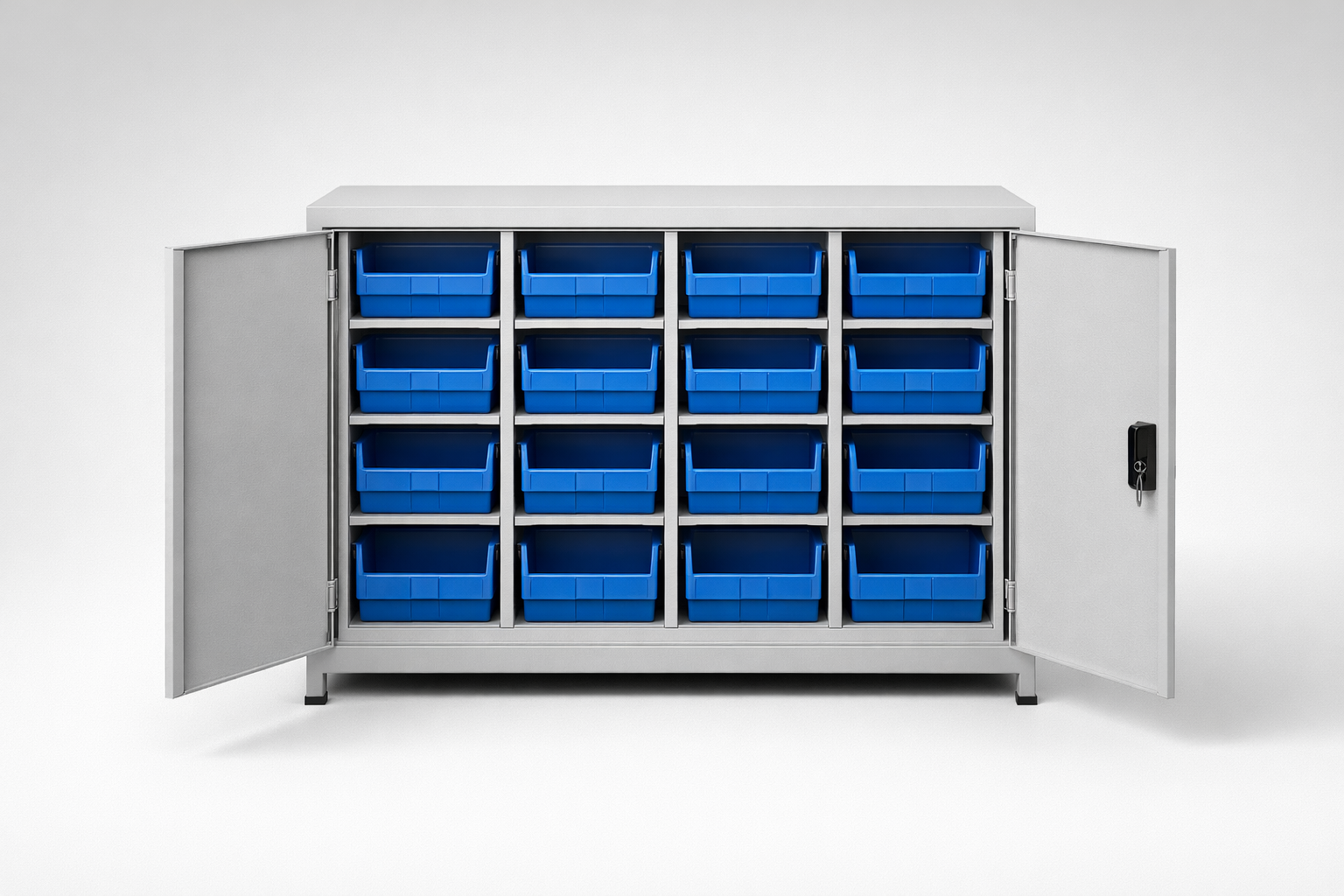 Workshop cabinet S3/h45 – 16 szt. - organised tools, components and service equipment