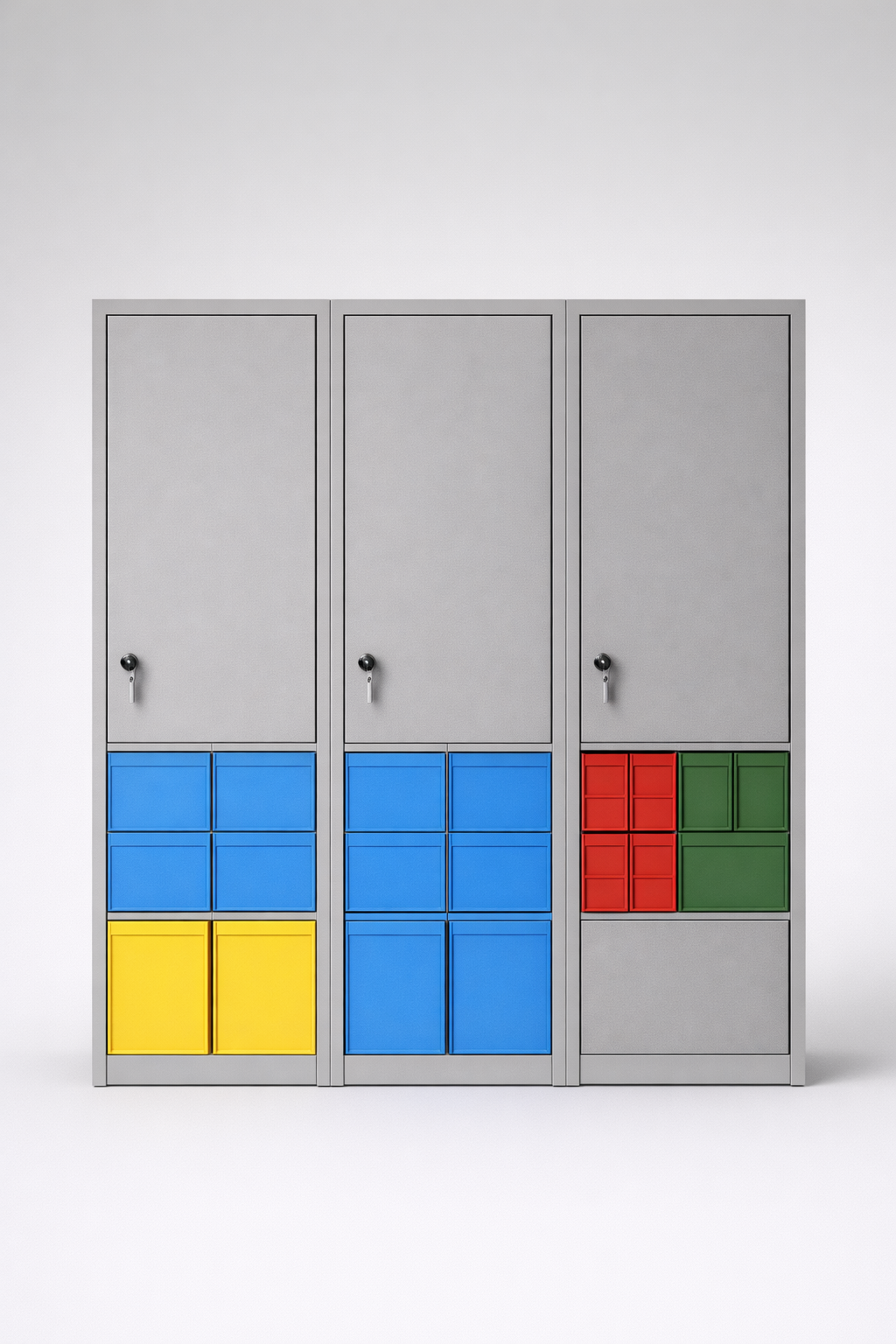 Workshop cabinet S3/h45 – 3 szt. - organised tools, components and service equipment