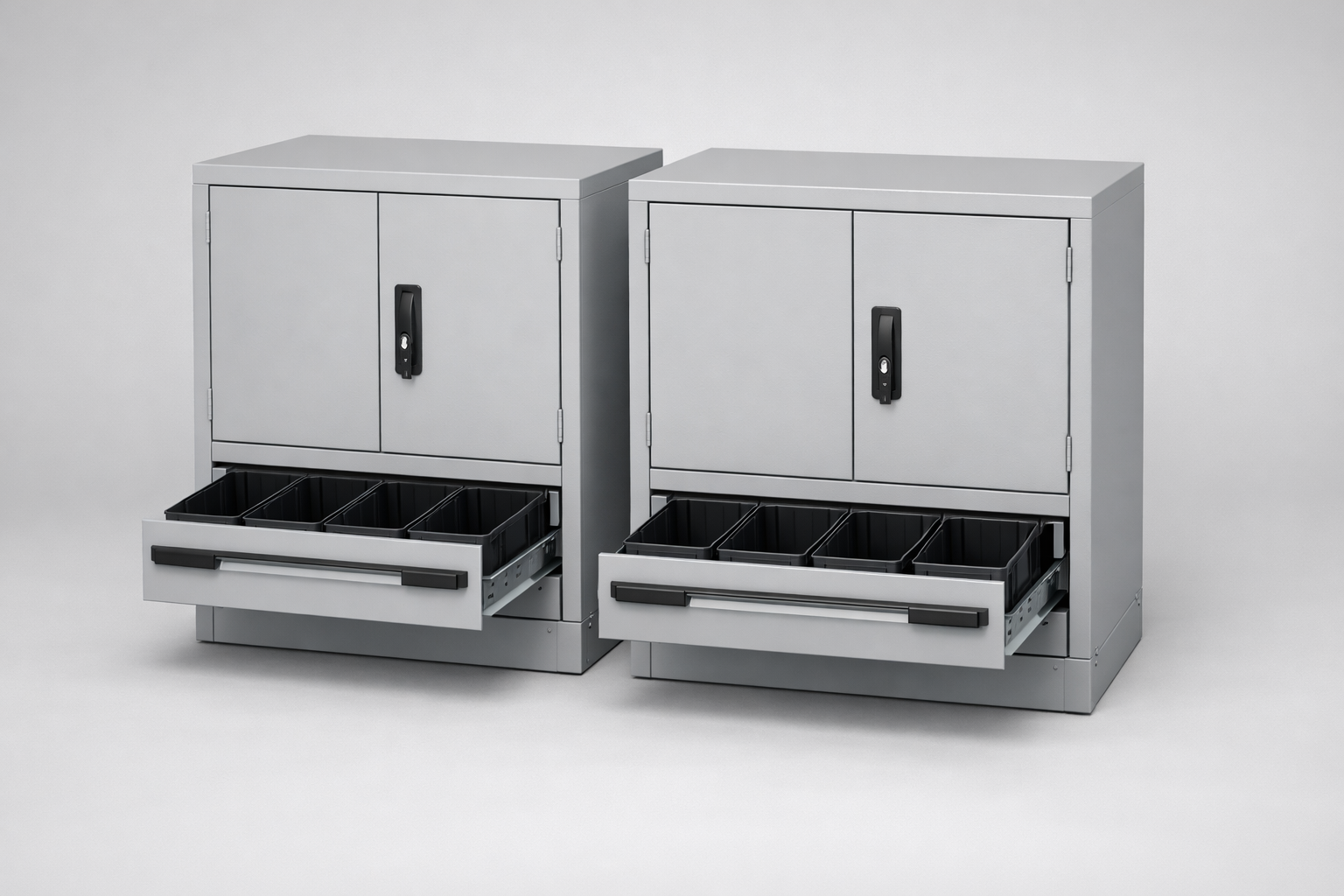 Workshop cabinet S2/h63 – 2 szt. - organised tools, components and service equipment