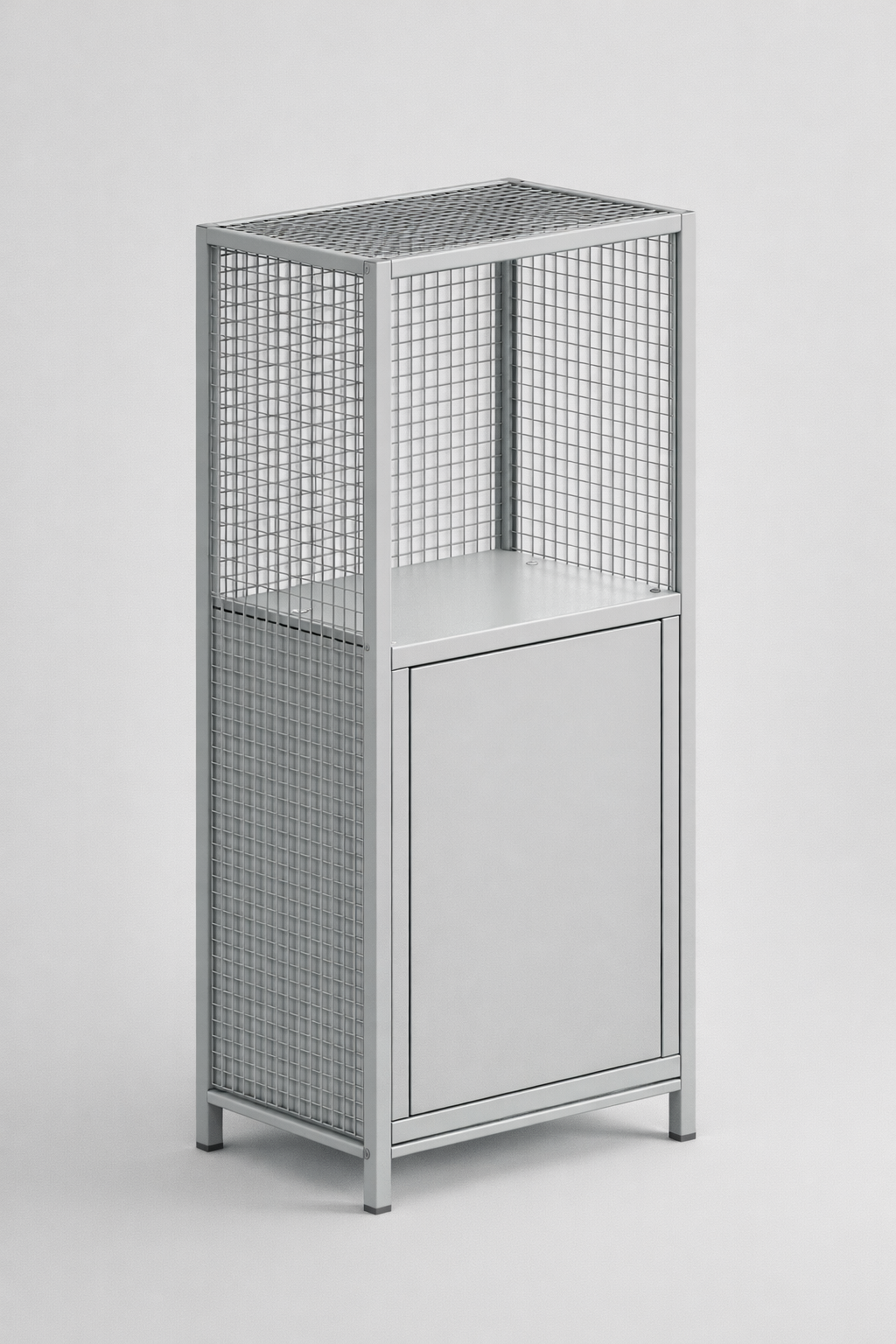 LOV furniture set Lov 4a - blending open presentation with enclosed storage in a