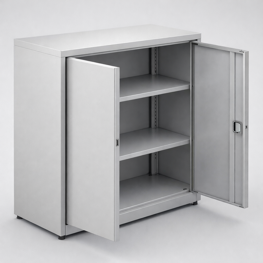 Metal office cabinet Sbm 107 M lx - orderly storage of documents, binders and records in