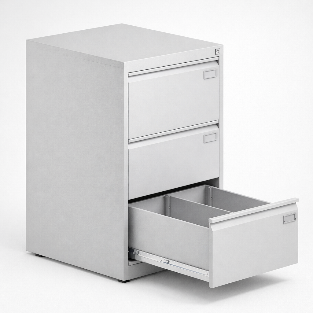 Filing cabinet Szk 304/3 st - precise organisation of hanging files, folders and